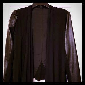 Black Moto Blazer/ shrug